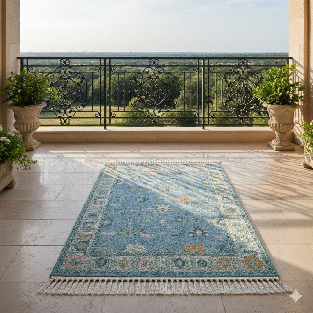 AVELENORA - Hand Knotted Oushak Carpet